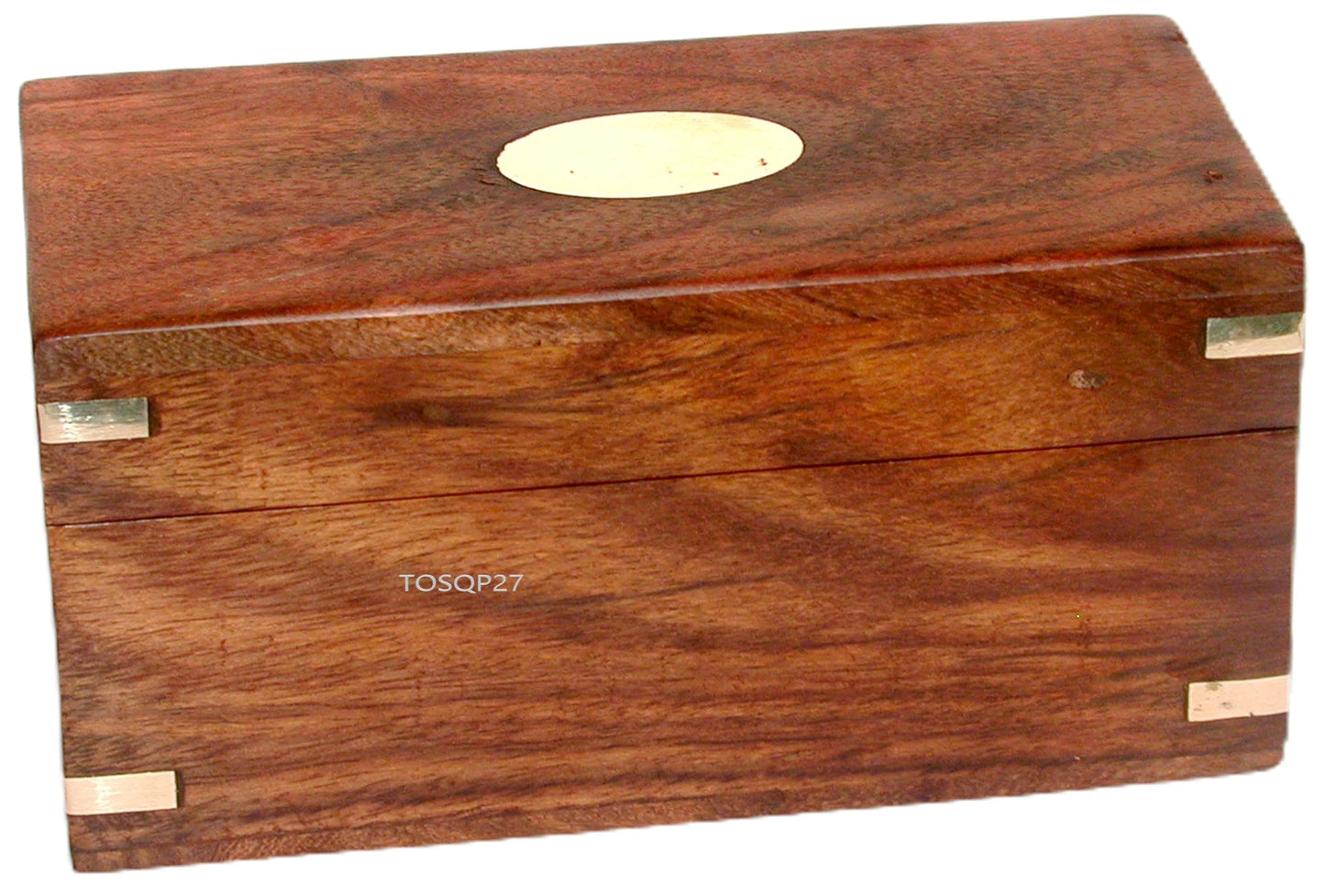 TOSQP27 Secret Enigma Brainteaser Puzzle Box Case Holder with Hidden Compartment Wooden Unique Brain Teaser Box for Gift Money Conceal Cash