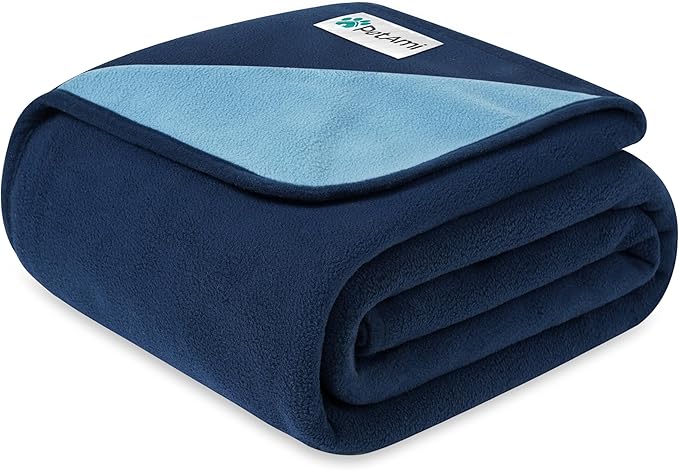 PetAmi Waterproof Dog Blanket, Leakproof Pee Proof Cat Blanket, 29x40 Gray