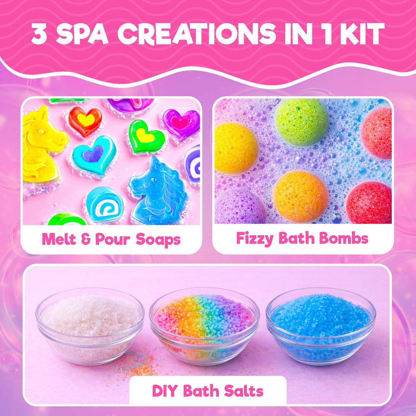 Doctor Jupiter Soap & Bath Bomb Making Kit for Kids, Make Your Own Bath Bombs for Kids Ages 8-12 | DIY Crafts for Girls, Birthday Gift Ideas for 8+ Year Olds