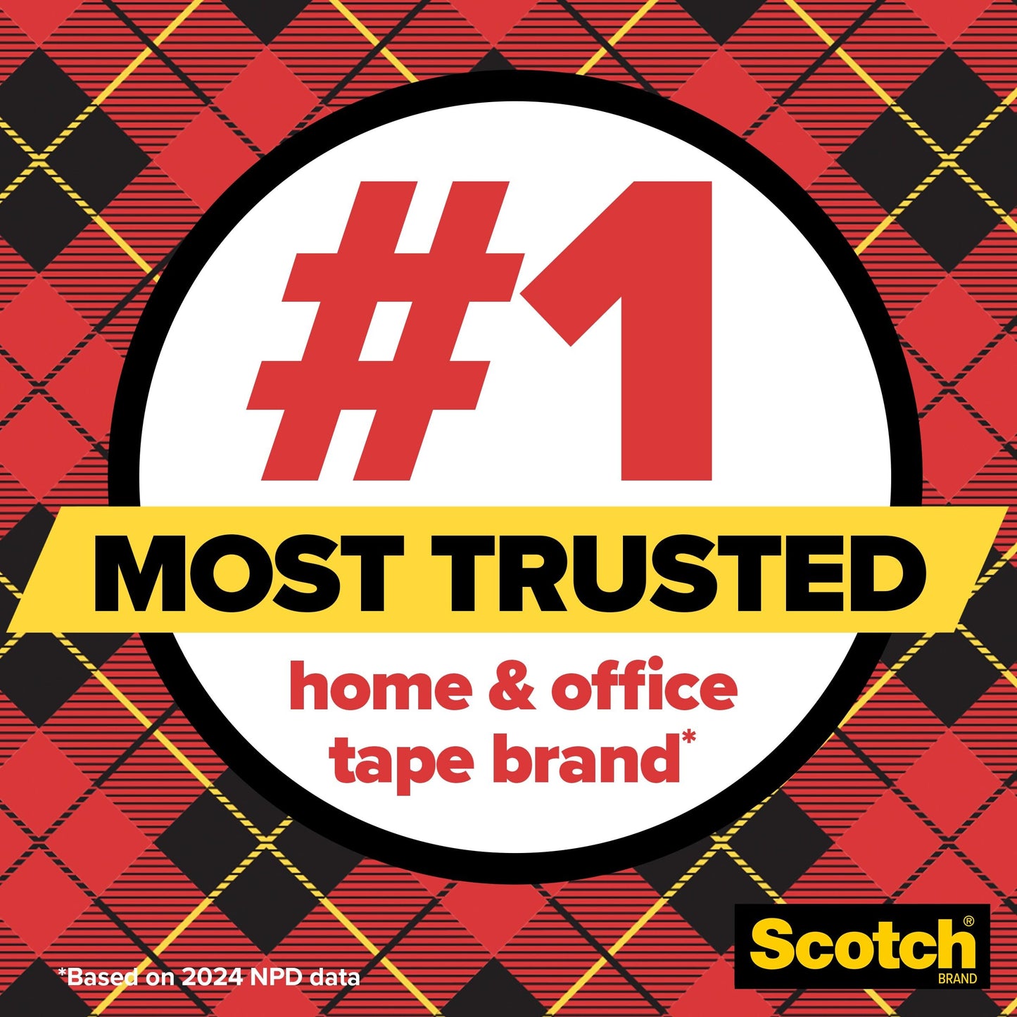 Scotch Transparent Tape, Clear Tape Engineered for Office and Home Use, 3 Inche Core, 1 in x 2592 in, 3 Rolls