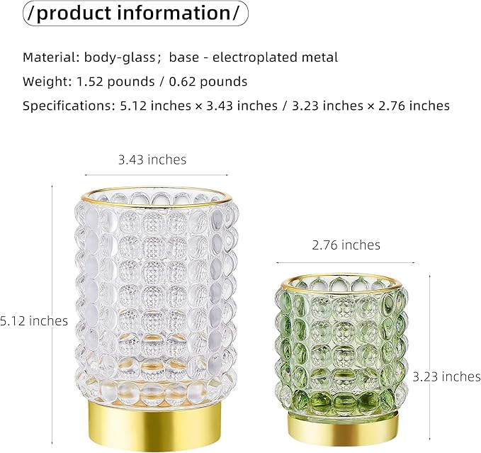 Makeup Brush Holder Organizer,Toothbrush Holders,Desk Pen Pencil Holder,Multifunctional Vintage Glass Brush Cup(A38-1-US/Clear/L)