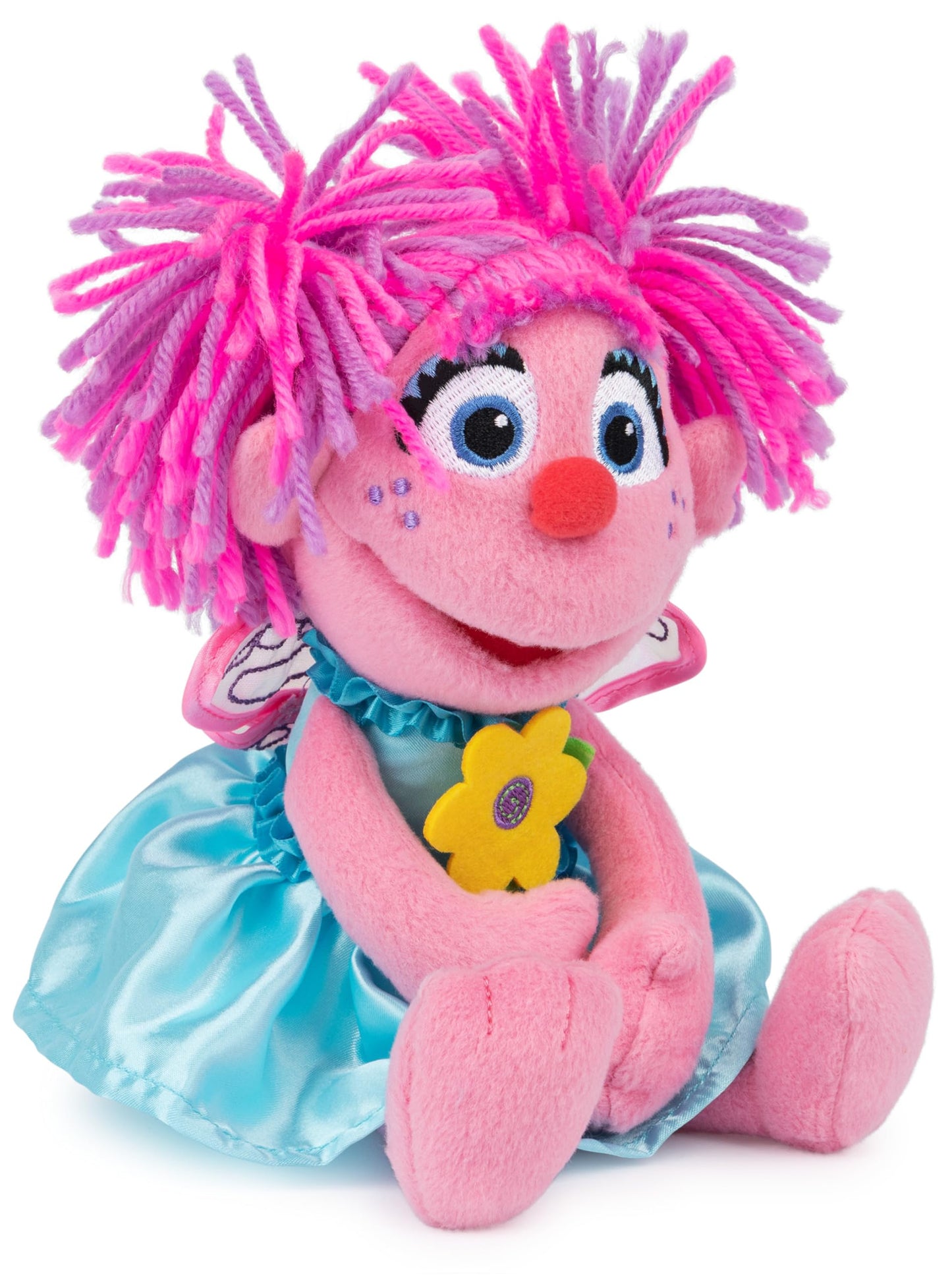 GUND Sesame Street Official Abby Cadabby Muppet Plush, Premium Plush Toy for Ages 1 & Up, Pink/Blue, 11”