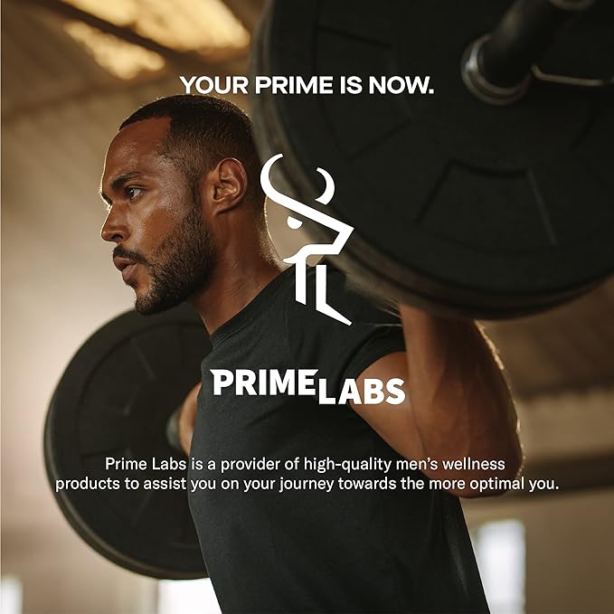 Prime Labs Men's Testosterone Booster (2-Pack) - Stamina, Endurance, & Strength - 120 Caplets