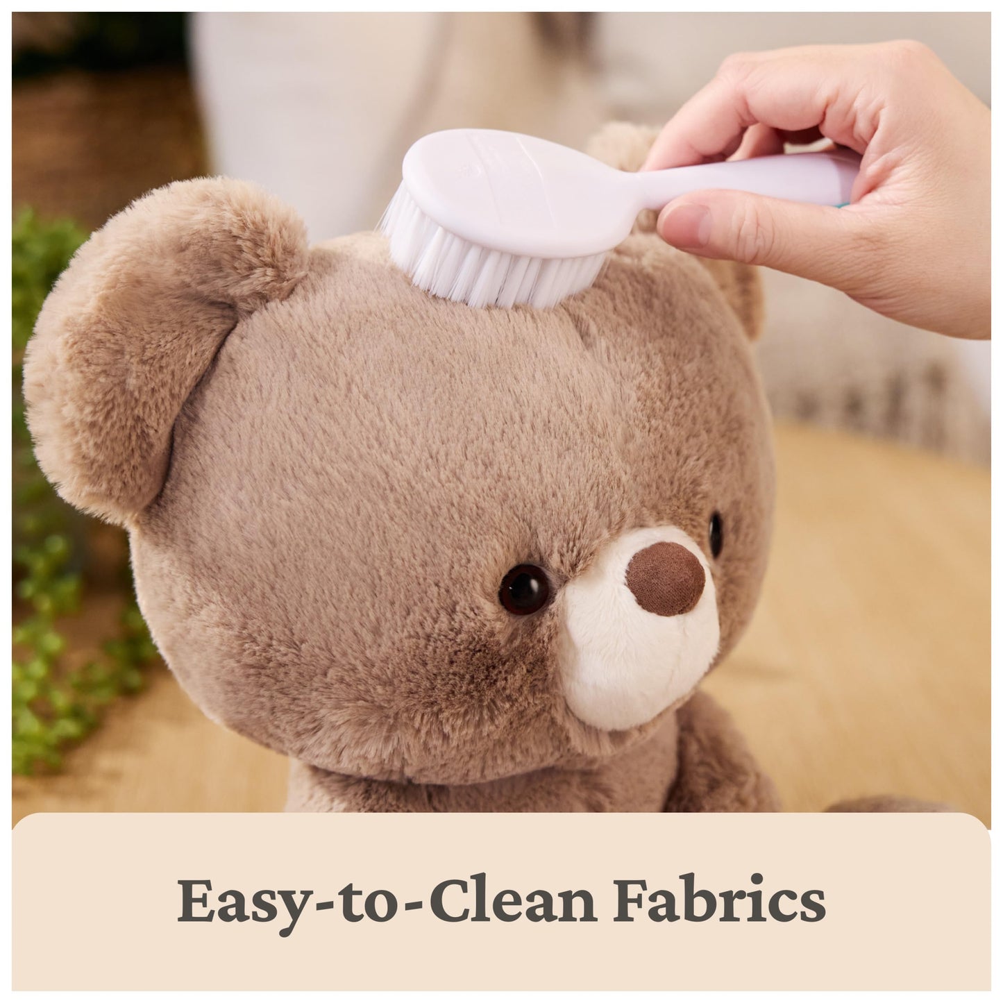 GUND Forever Friends: Kai Teddy Bear Plush Toy, As Seen on The View, Premium Stuffed Animal for Ages 0 and Up, Taupe, 12”