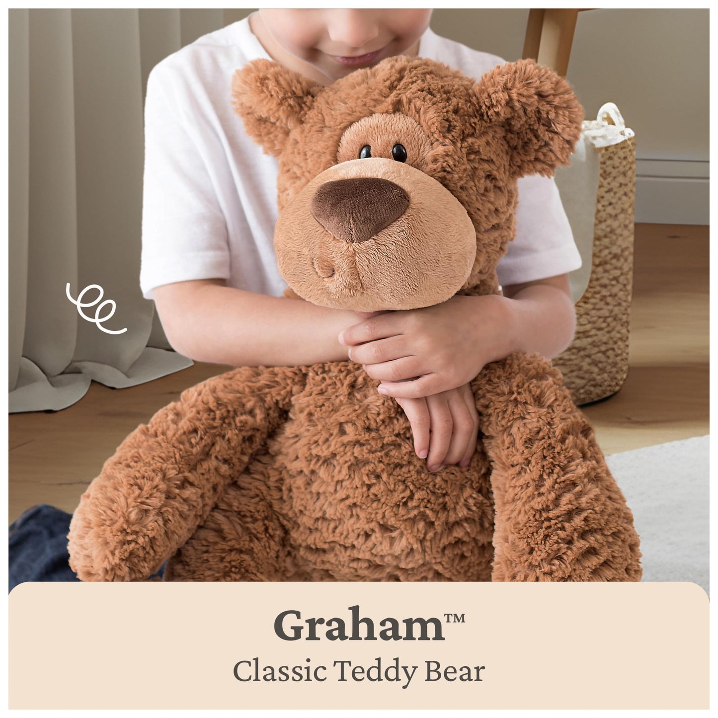 GUND Grahm Teddy Bear, Premium Stuffed Animal for Ages 1 and Up, Brown, 18”