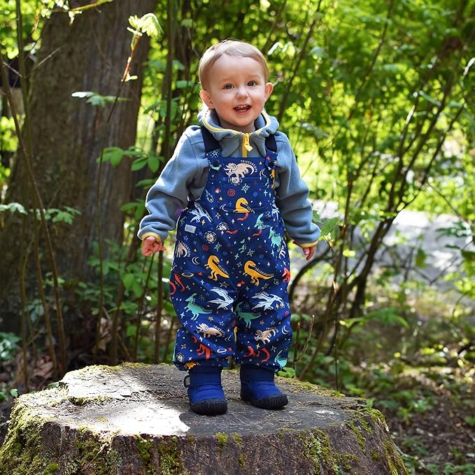 JAN & JUL Waterproof Rain Bib Pants, Overalls for Toddlers and Kids