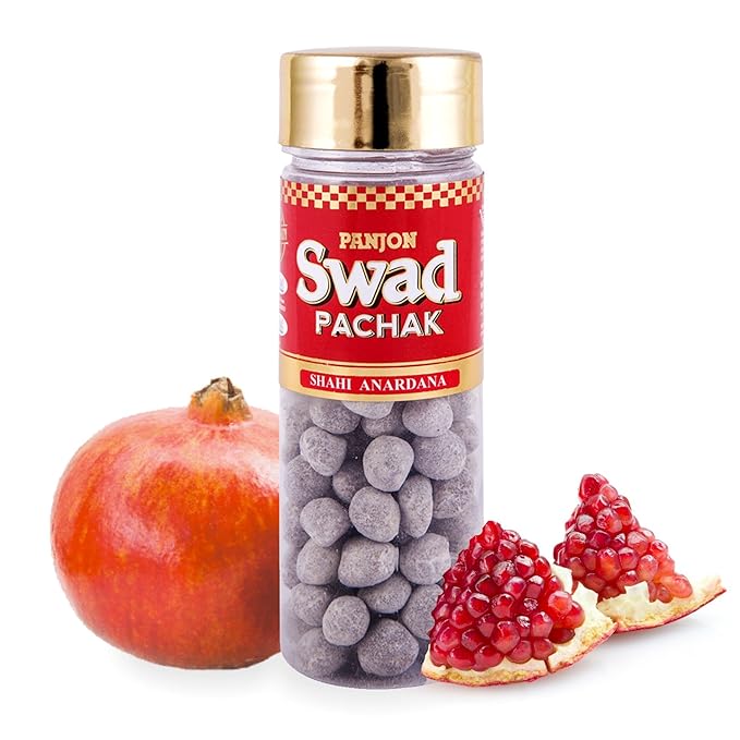 Panjon Swad Mukhwas Mouth Freshener 1 Bottle, 100g (SHAHI ANARDANA)