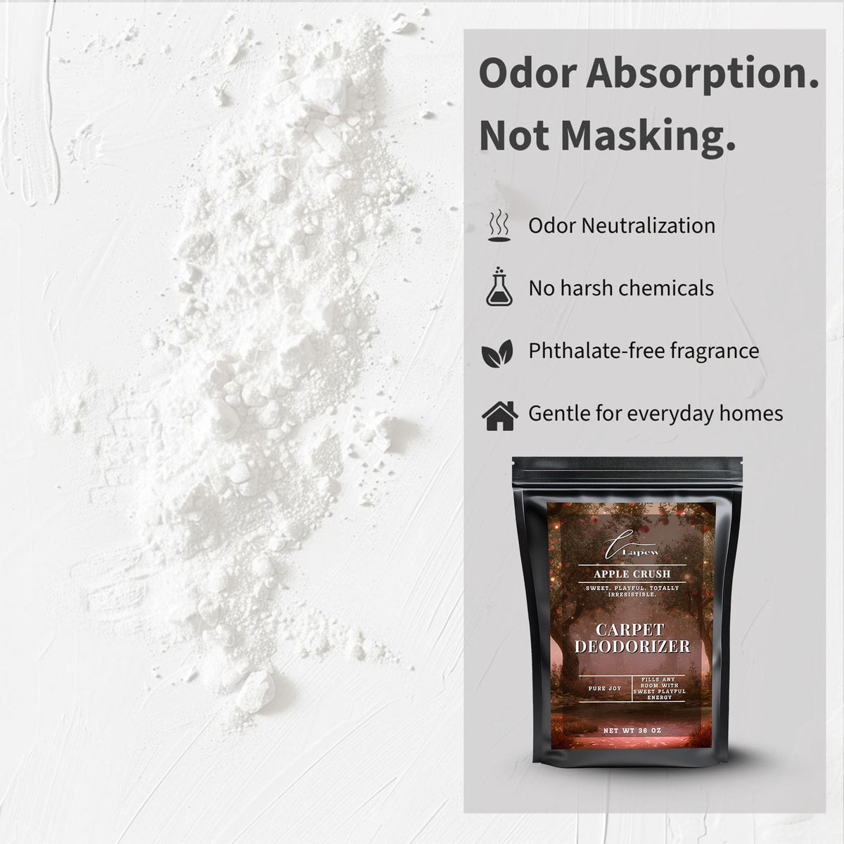 Apple Crush Carpet Deodorizer Powder (36 Ounce)