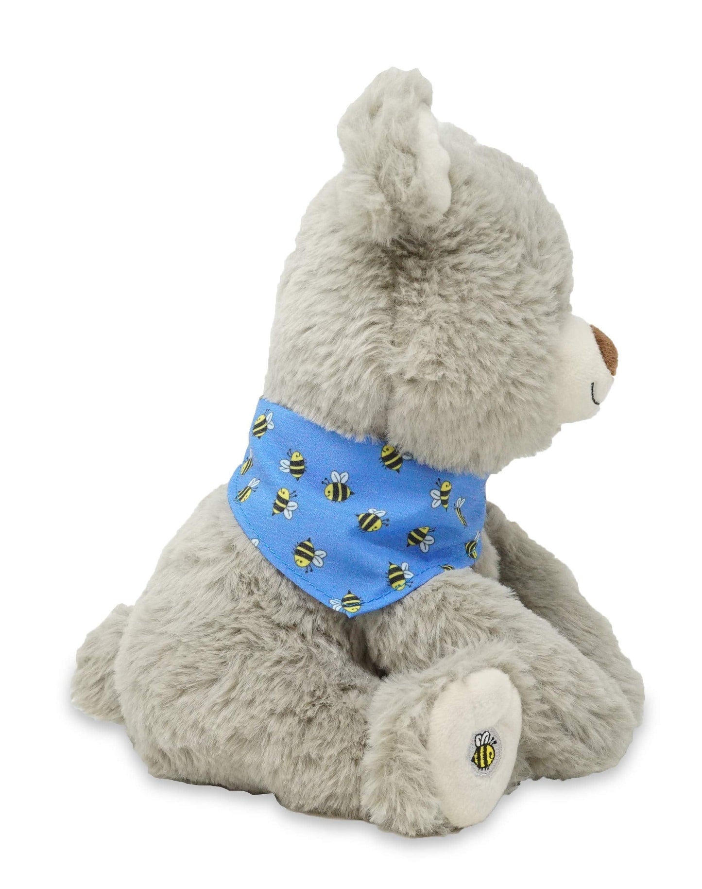 Cuddle Barn My Bear Coby - Animated Bear Cub Stuffed Animal, 11" Gray Singing Plush Toy
