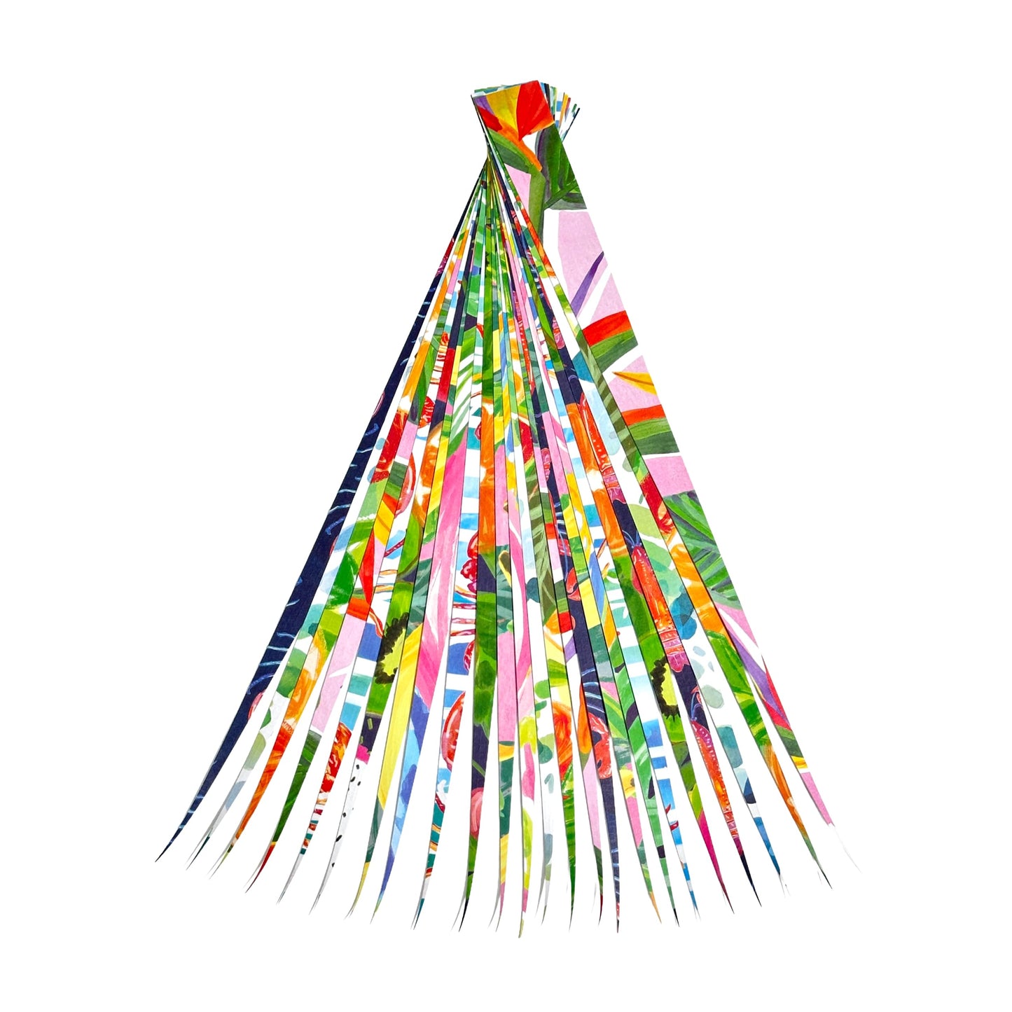 Paper Strips Multi Size Pack Includes 1", 3/4", and 1/2" Wide Triangle Shape Strips to Make Paper Beads (144-Strips-Multi)
