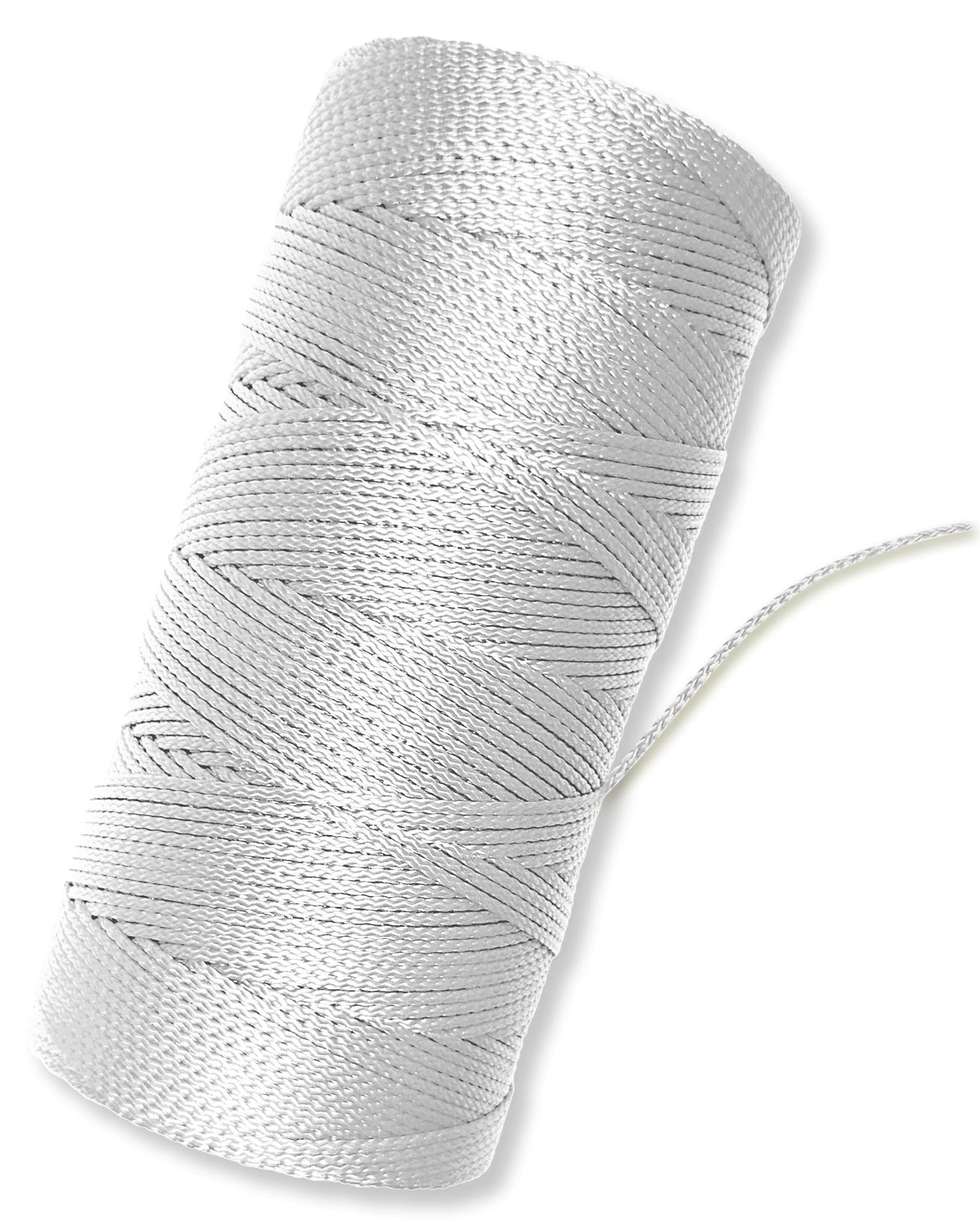 Bright White Twine String - #18 Strong Nylon String - 1000 Ft Length - White String for Gardening, Nylon Twine for Plants