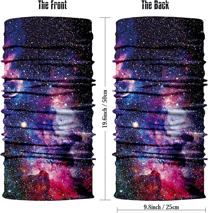 Obacle Neck Gaiter Face Mask Bandana for Dust Wind Sun Protection for Men Women