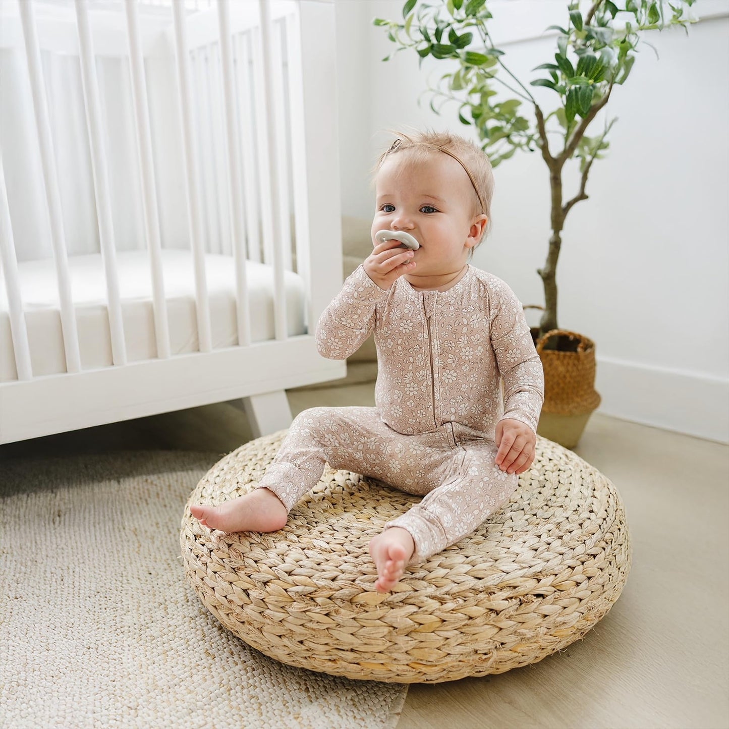 Sweet Cotton Baby Pacifier – Soft Silicone – 0-36 Months – BPA Free – Natural Latch – Lightweight, Dishwasher Safe – for Newborns, Infants, Toddlers