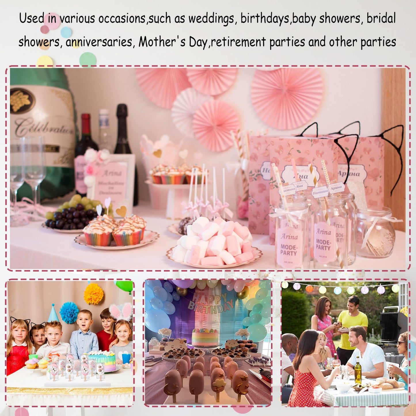 8pcs Portable Cake Pop Holder Boxes,Cake Pop Boxes Packaging, Cake Pop Display Stand with Clear Window,White Cakesicle Boxes