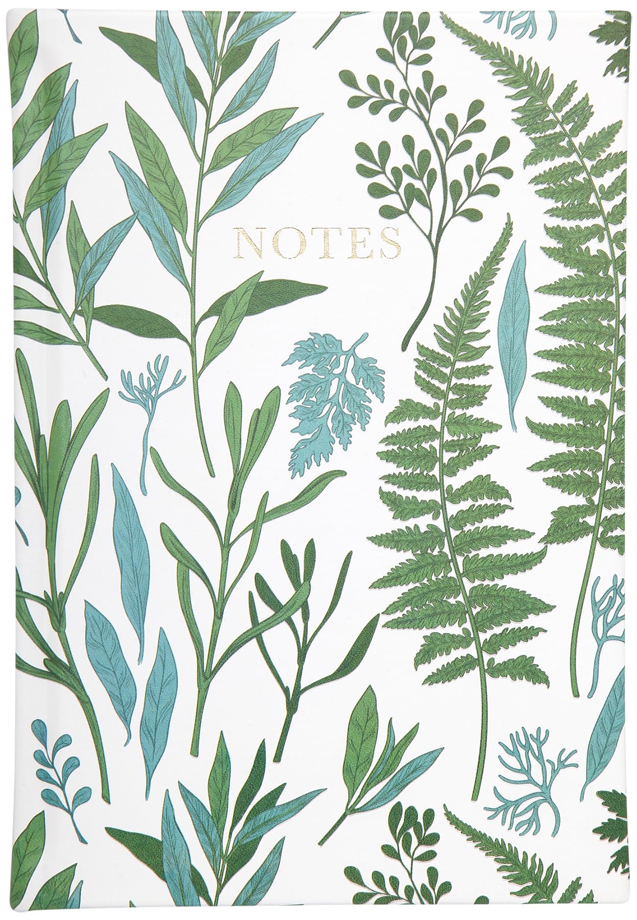 Eccolo Botanical Lined Bound Journal Notebook, A5 Writing Journal, 256 Ruled Ivory Pages, Ribbon Bookmark, Lay Flat, Notebook for Work or School (5.75-x-8.25 inches)