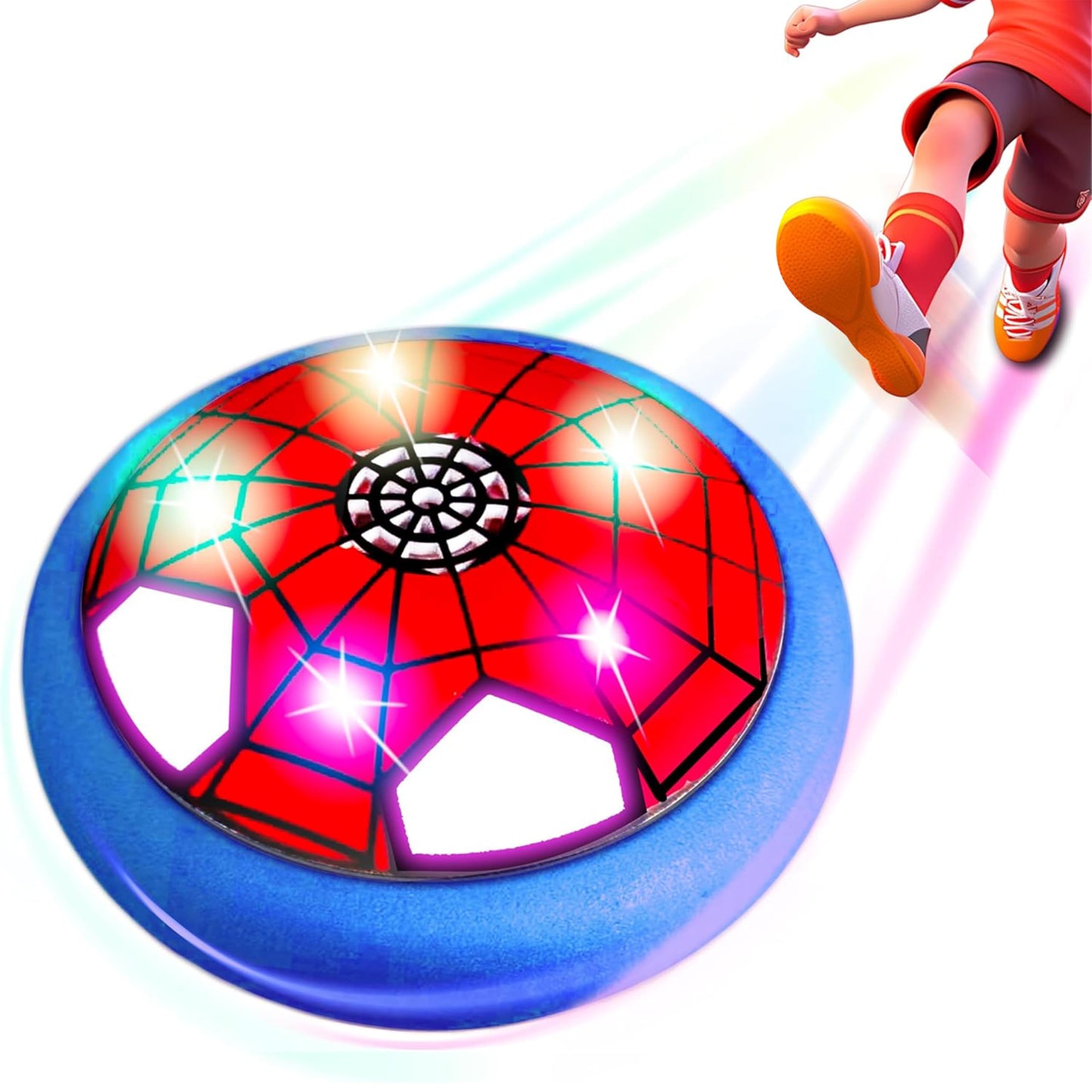 Hover Soccer Ball Set for Kids - Boy Birthday Gifts - Indoor Toy Games Gift for Boys 4 ,5 ,6 7, 8, 9, 10, 11, 12 Year Old 2 Pack