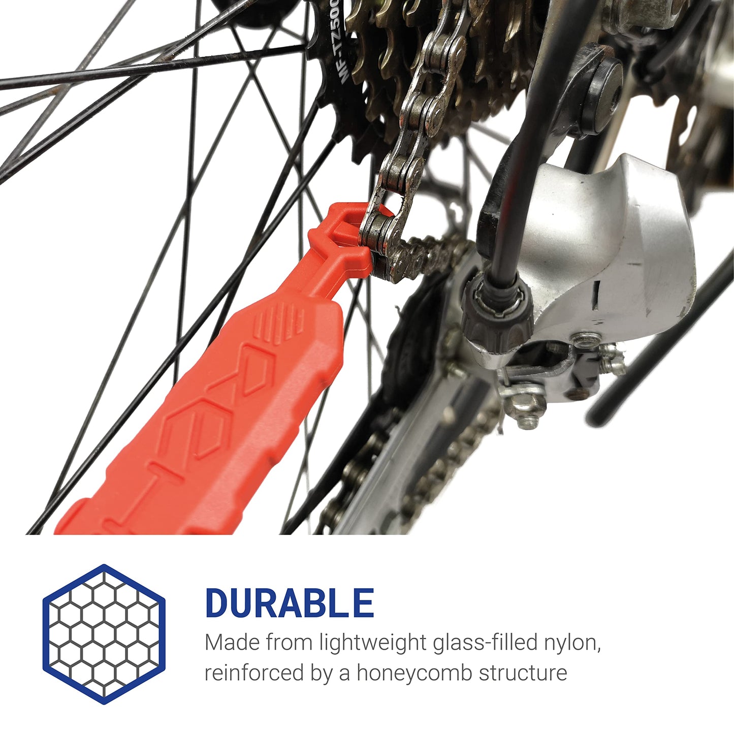 Rehook Colour - Get Your Chain Back on Your Bike in 3 Seconds. Without The Mess - Perfect Xmas Stocking Filler RED