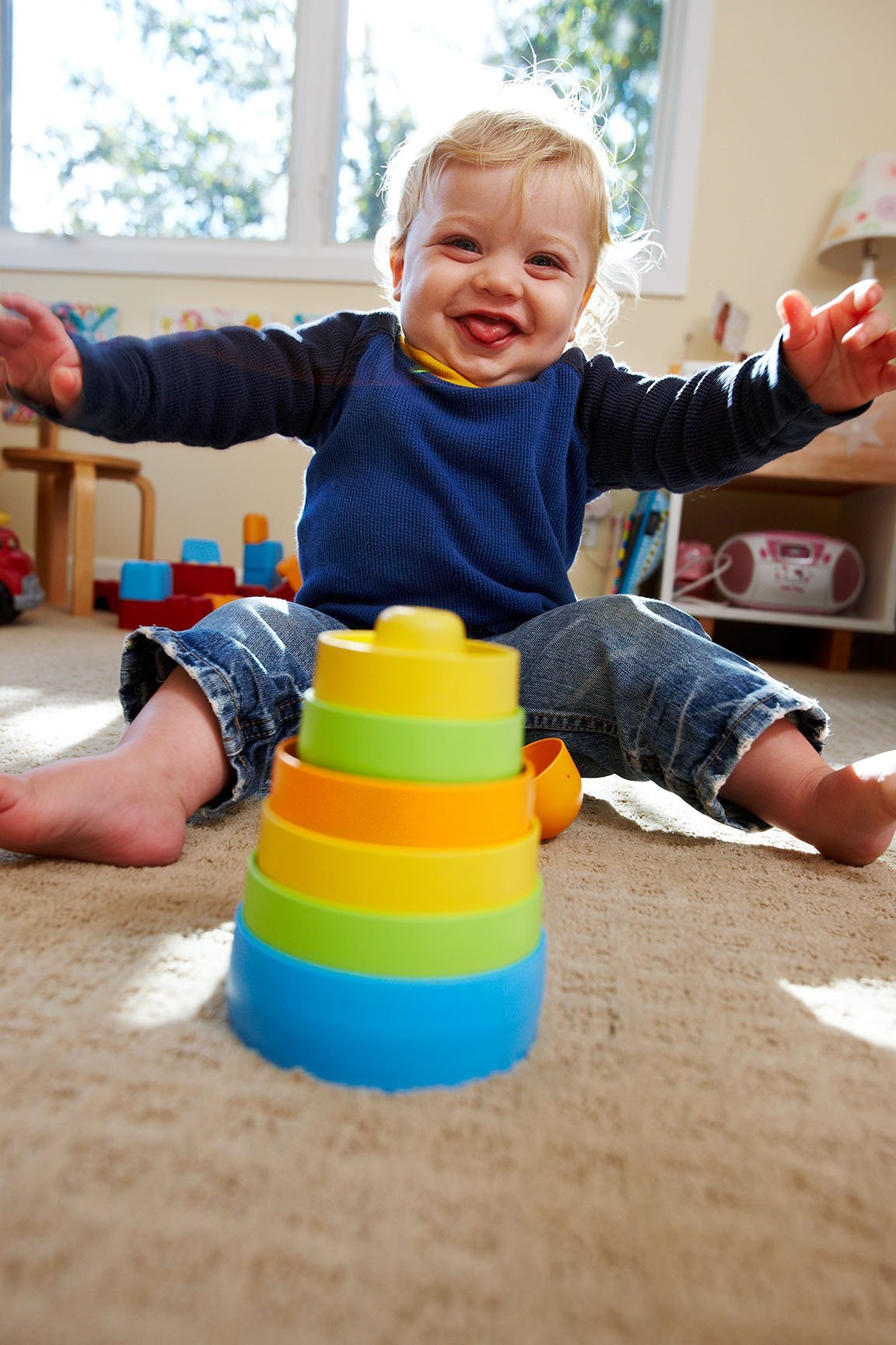 Green Toys My First Stacker, Colors May Vary