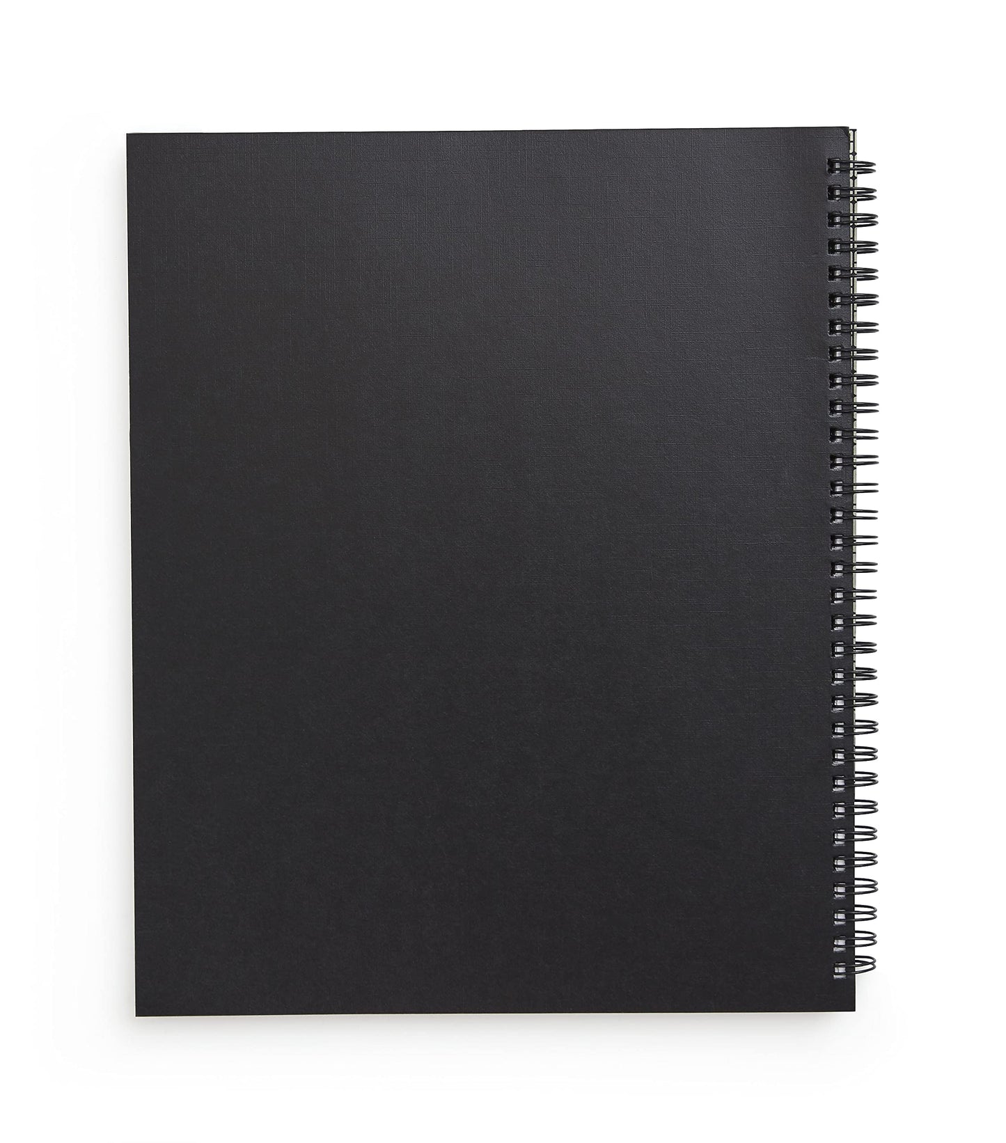 TRU RED Large Soft Cover Meeting Notebook, Black