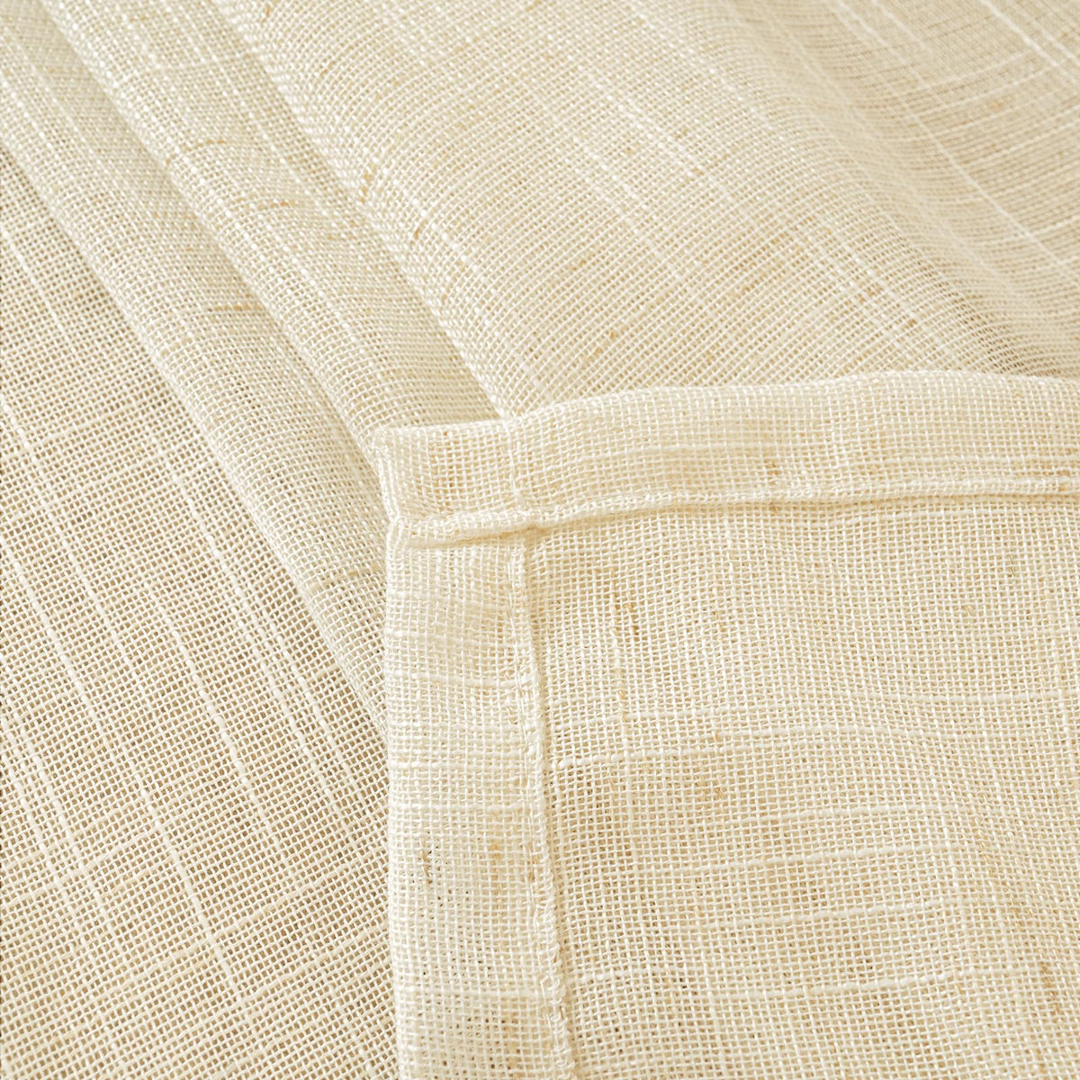 Linen Cafe Curtains 36 Inch Length (2 Count)