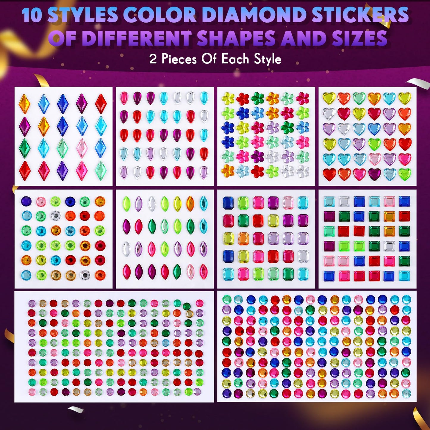 Leyndo 24 Pcs Paper Mache Art Mask White Craft Masquerade Masks and Gem Stickers DIY Blank Mardi Gras Halloween Cosplay Party (Mixed Styles)