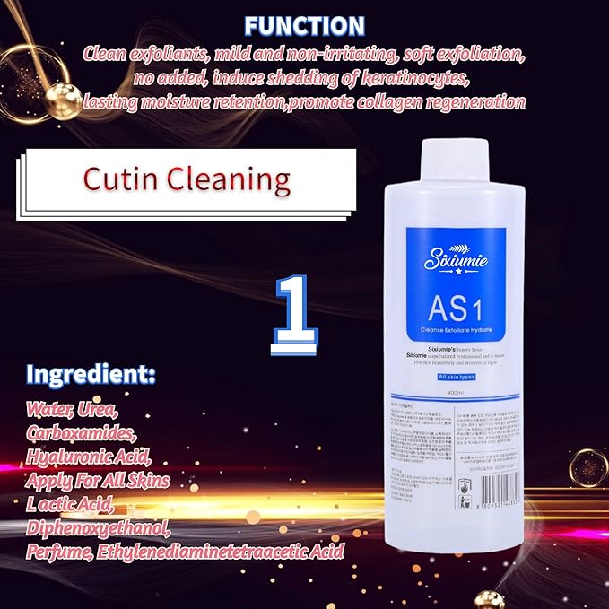 AS1 SA2 AO3 Aqua Peeling Solution Top Salon Skin Scrub Hydra Special Small Bubble (40fl oz)