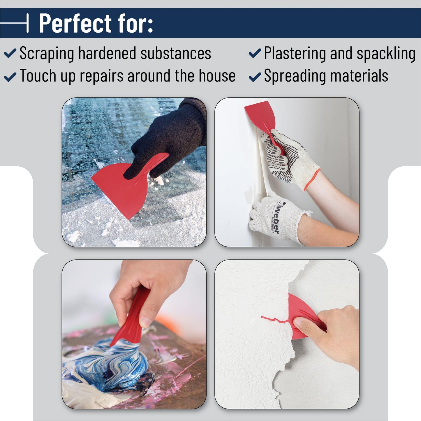 Bates- Paint Roller Kit, 19 pcs, Roller Set with Microfiber Sleeves & Frame, Tray, Angled Brush & Foam Brush, Paint Scrapers and More for Walls, Cabinets, Interior, Exterior, House Painting Supplies