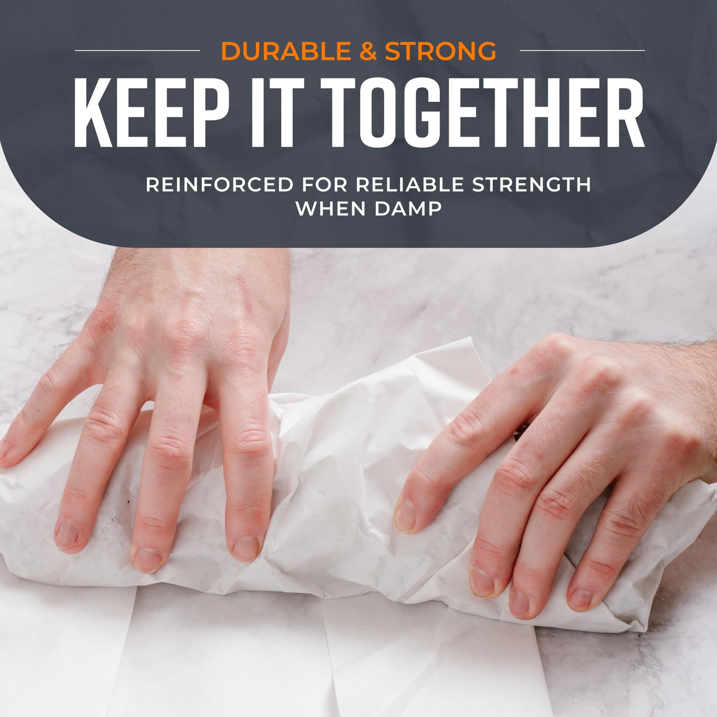 White Kraft Butcher Paper Roll - 18'' x 150' - Versatile & Durable - Ideal for Packaging, Grilling, Smoking Meat and BBQ - Unwaxed & Uncoated Butcher Paper for Sublimation - Made in USA