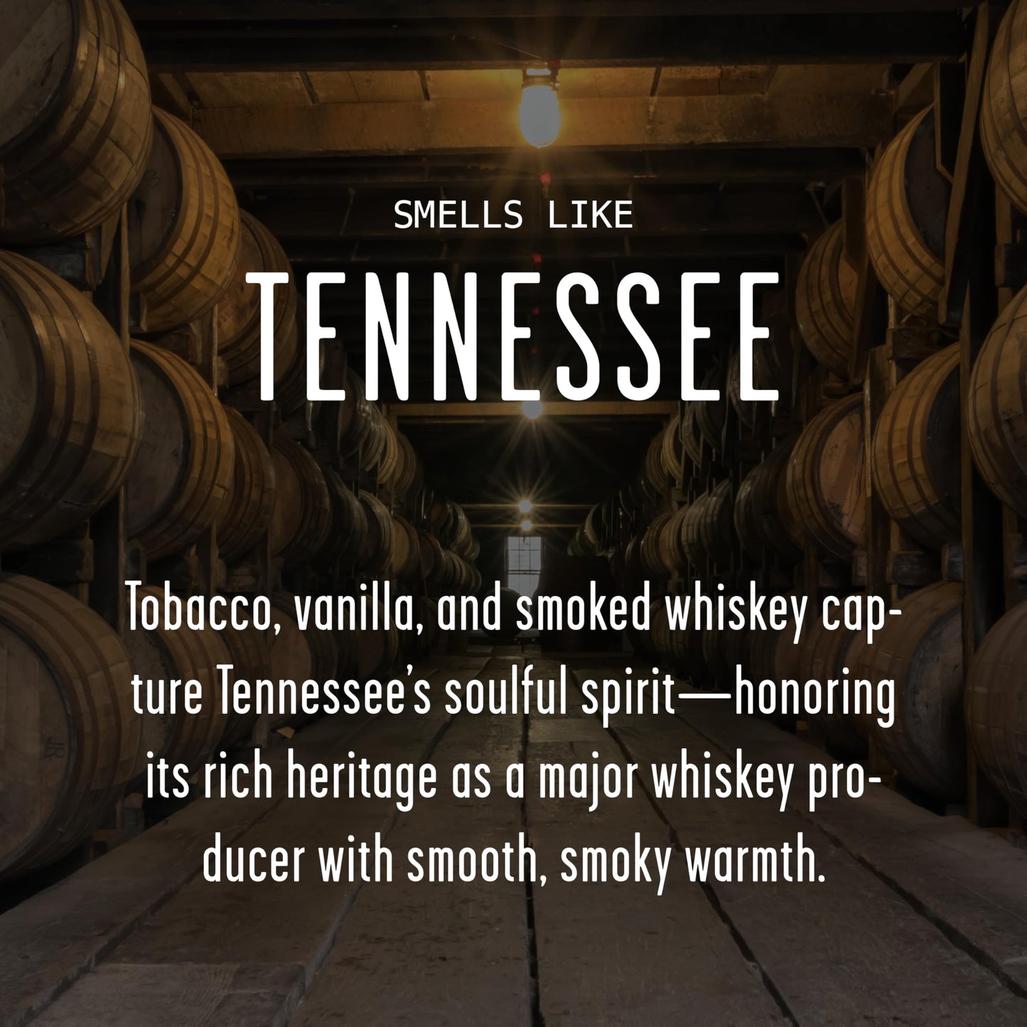 Tennessee Gifts, Tennessee Decor for Home - 'There's No Place Like Tennessee Candle, w/Vanilla & Smoked Whiskey I Tennessee Souvenirs I Tennessee State Gifts I 9oz Jar, 50Hr Burn, USA Made