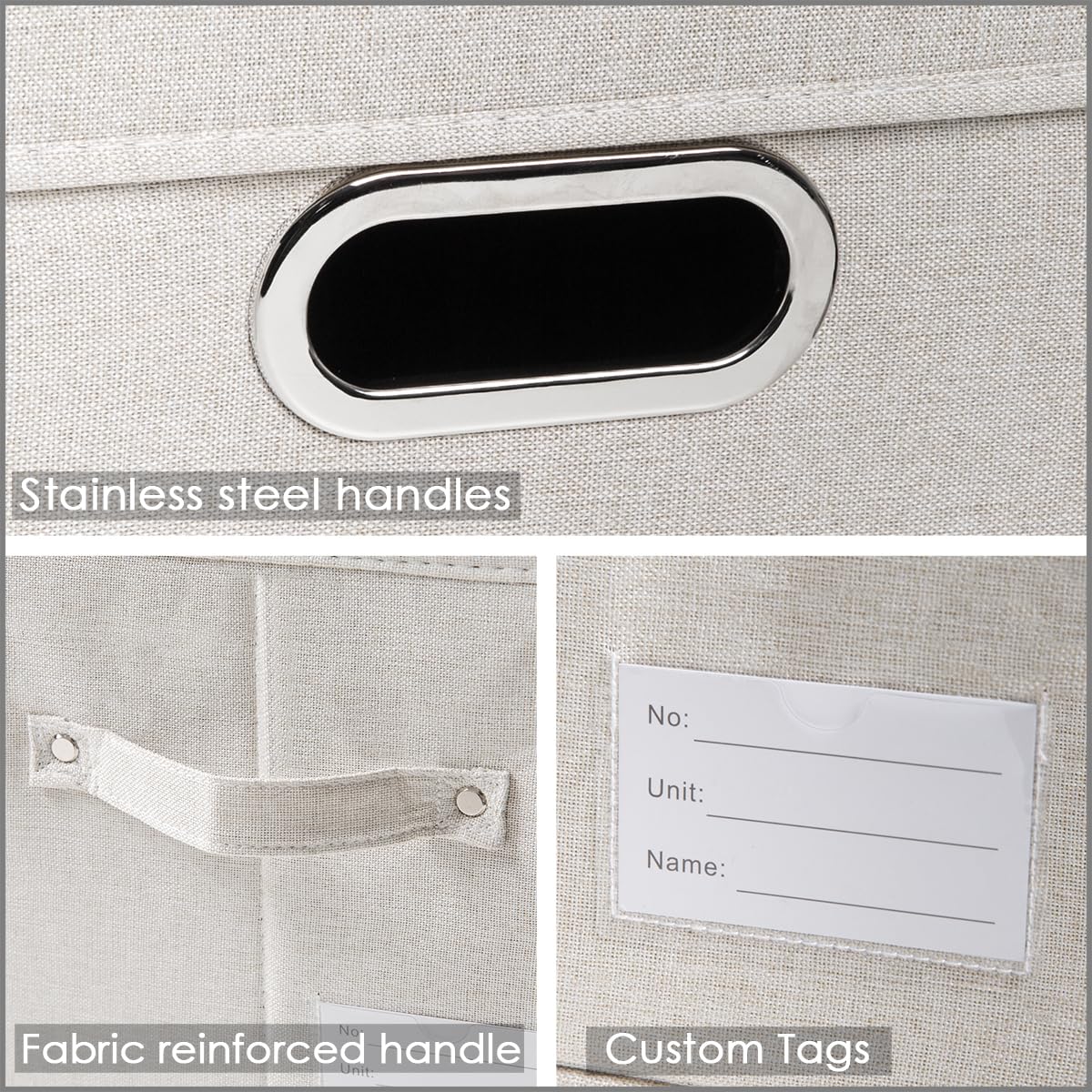 Collapsible Storage Bin with Lid [1