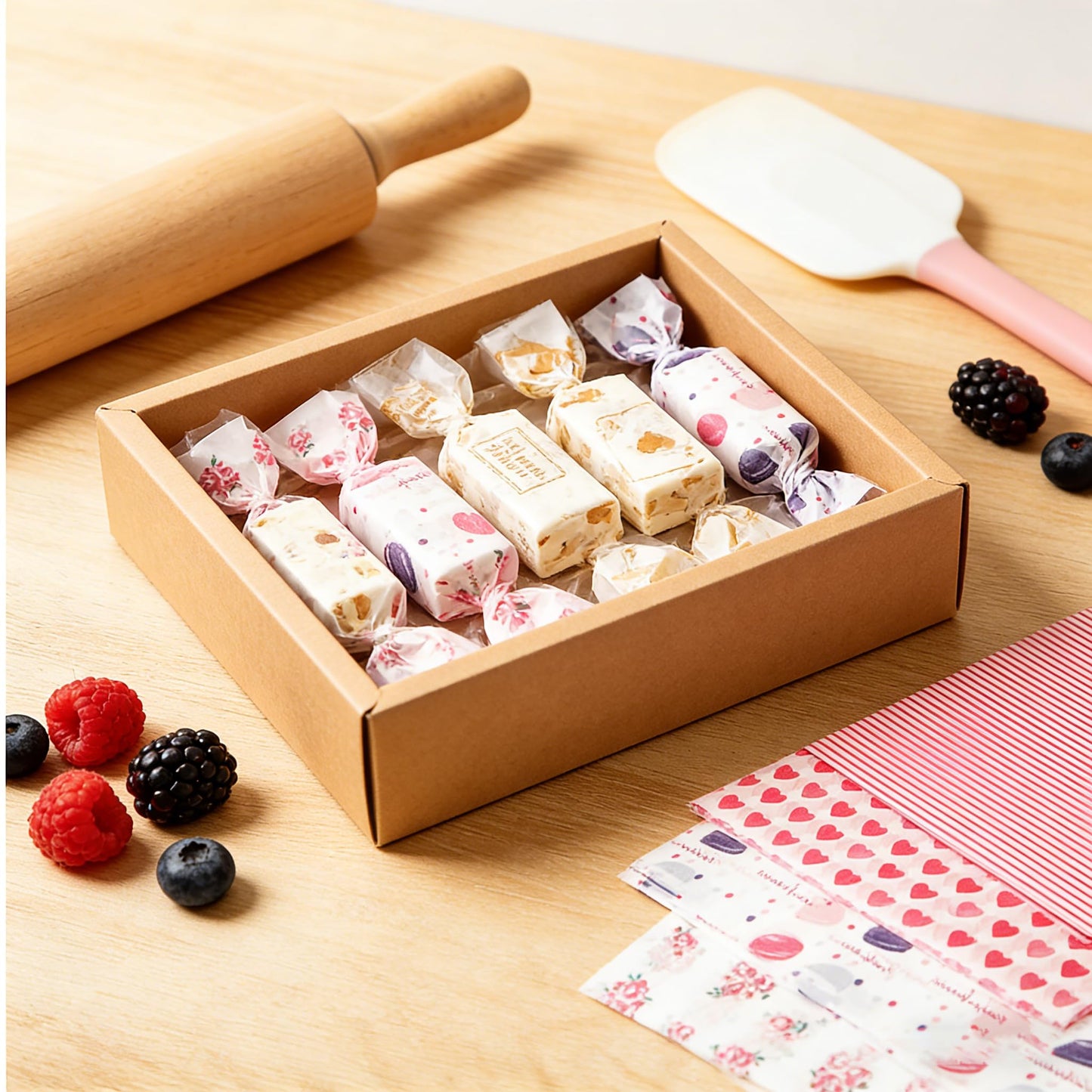 5 Boxes 250 Sheets Wax Paper Sheets Heart & Rose & Line Pattern Greaseproof Basket Liners Sandwich Burger Chips Cookies Food Grade Deli Wrap Paper Baking Parchment 8.5 x 9.8 in