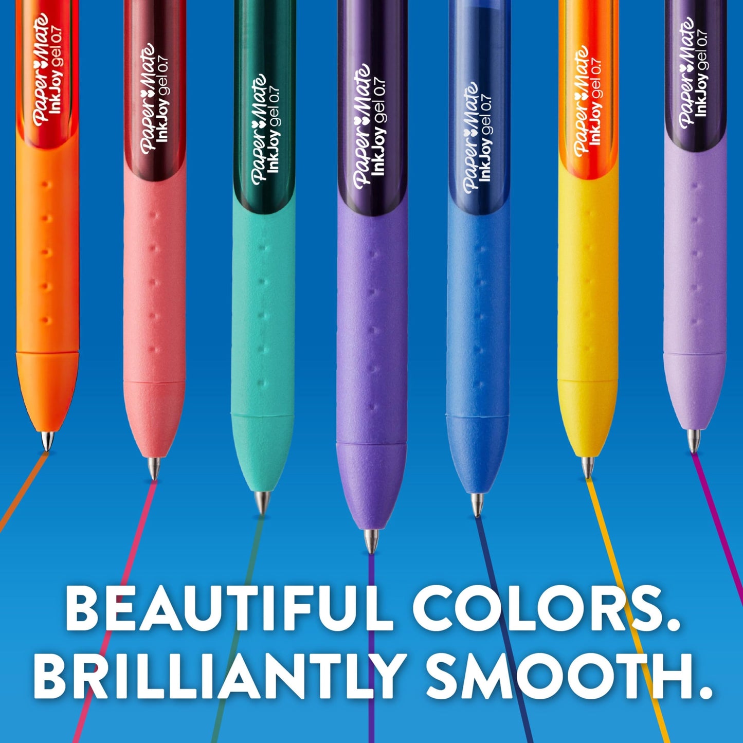 Paper Mate InkJoy Gel Pens, Assorted, Medium Point (0.7mm), 14 Count - Smooth Writing, Back to School, Teacher Supplies, Journaling, Note-Taking, Doodling