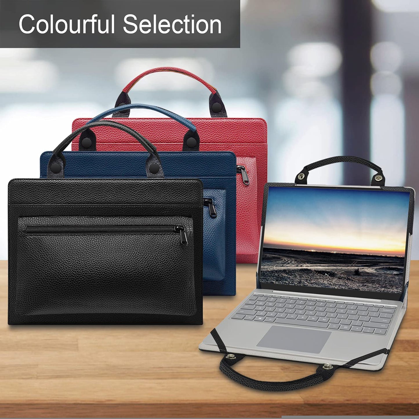 Protective Case & Portable Bag for Lenovo IdeaPad 1i, ThinkPad X1 Carbon Gen 5/8, ThinkPad Yoga 4/5, ThinkBook 14 G2/3, Lenovo K14 - Black