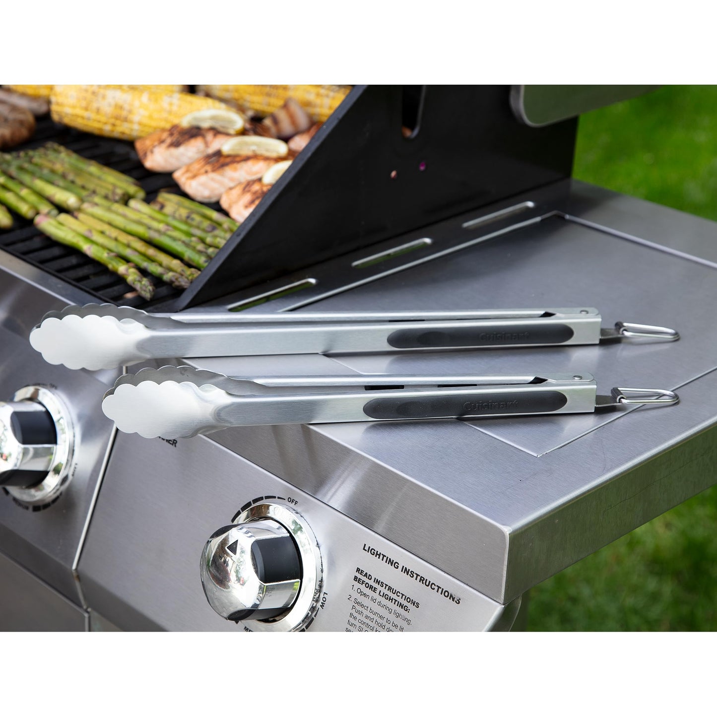 Cuisinart CIT-2123 2-Piece BBQ Grill Tong Set, 0