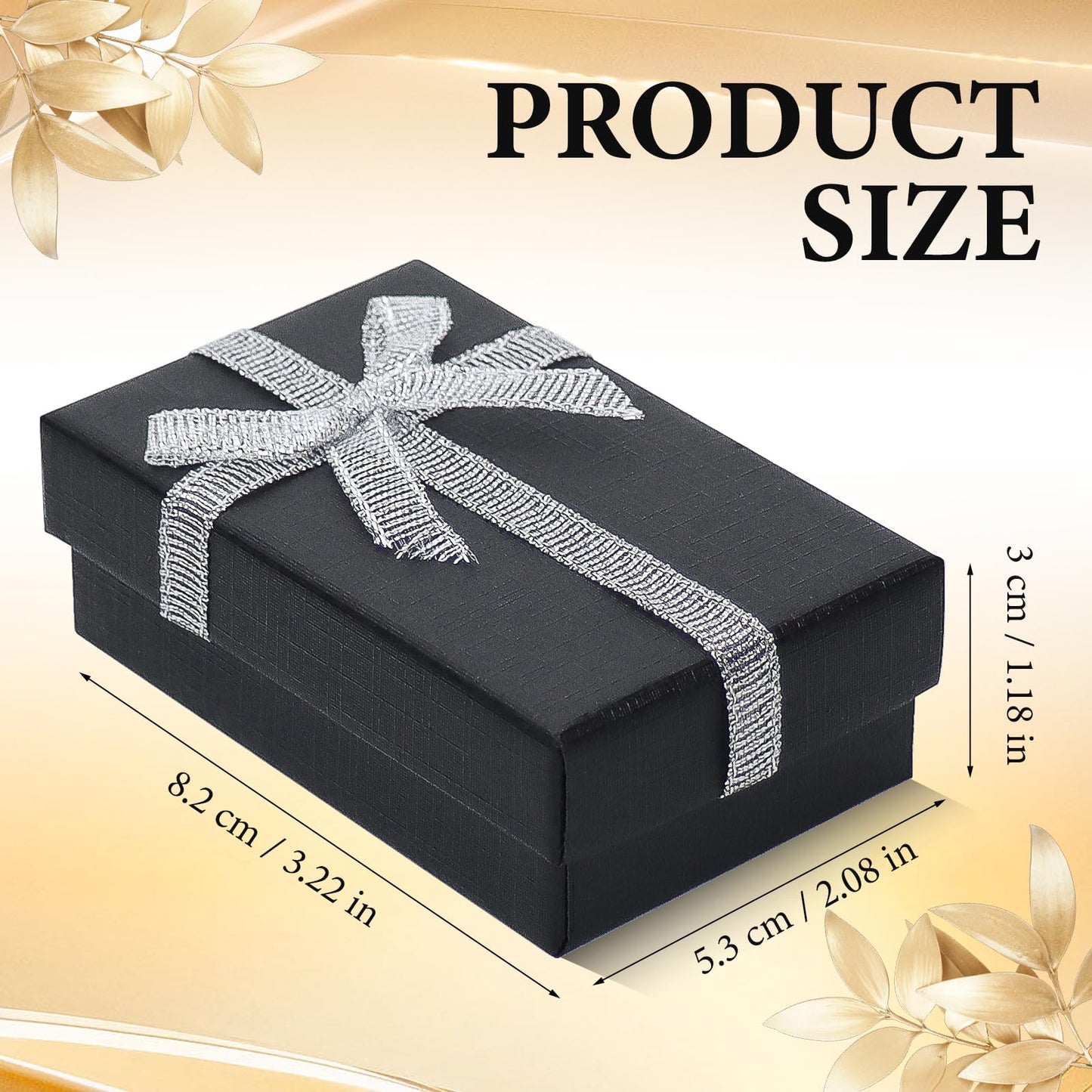 KisSealed 72 Pcs Jewelry Gift Boxes Bulk,Cardboard Jewelry Boxes 3.2 x 2.0 x 1.2 Inches,Foam Filled Small Gift Wrap Box for Rings Necklaces Earrings Bracelets,for Anniversaries,Weddings,Birthdays
