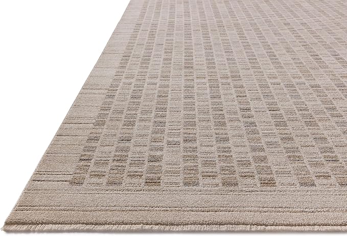 Loloi Amber Lewis Cali Collection CIL-02 Natural/Slate 5'-3" x 7'-6" Accent Rug