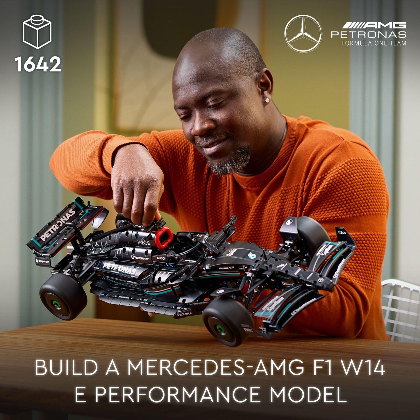 LEGO Technic Mercedes-AMG F1 W14 E Performance Model Car Kits - Formula 1 Building Sets for Adults, Ages 18+ - Gift for Birthdays - Race Car with Realistic Details - 42171