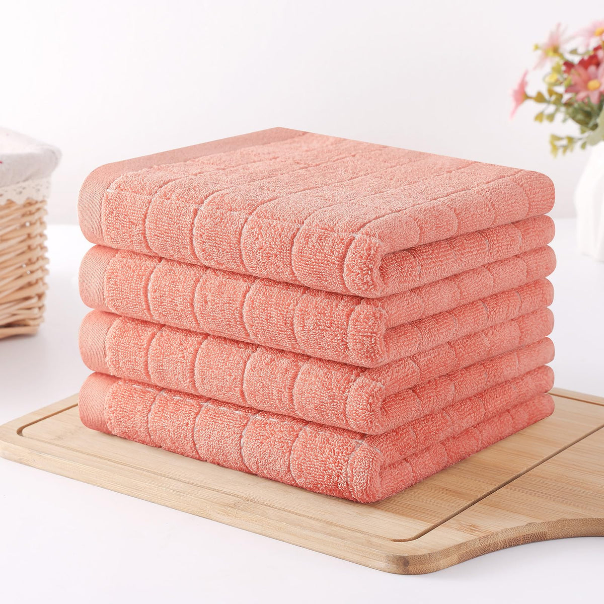 100% Cotton Terry Kitchen Towels (8 Count)