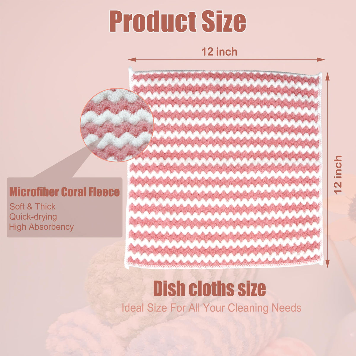 Microfiber Cleaning Cloth (12 Count)