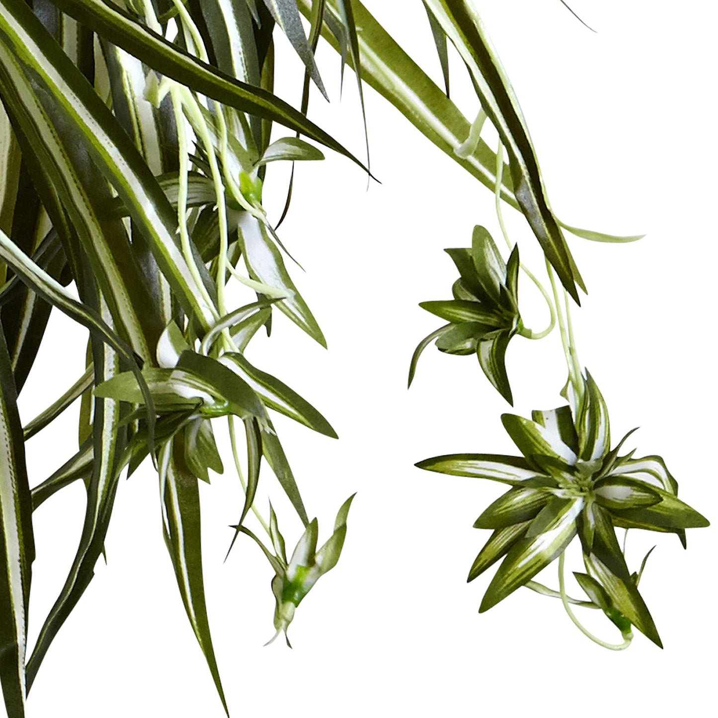Nearly Natural Spider Plant Hanging Basket