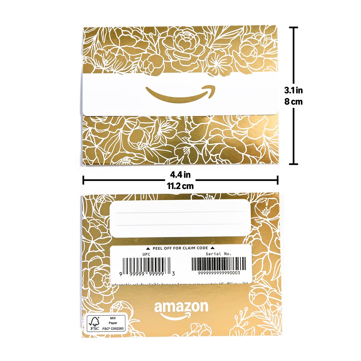 Amazon Physical Gift Card in Mini Envelope - Lovely Lace