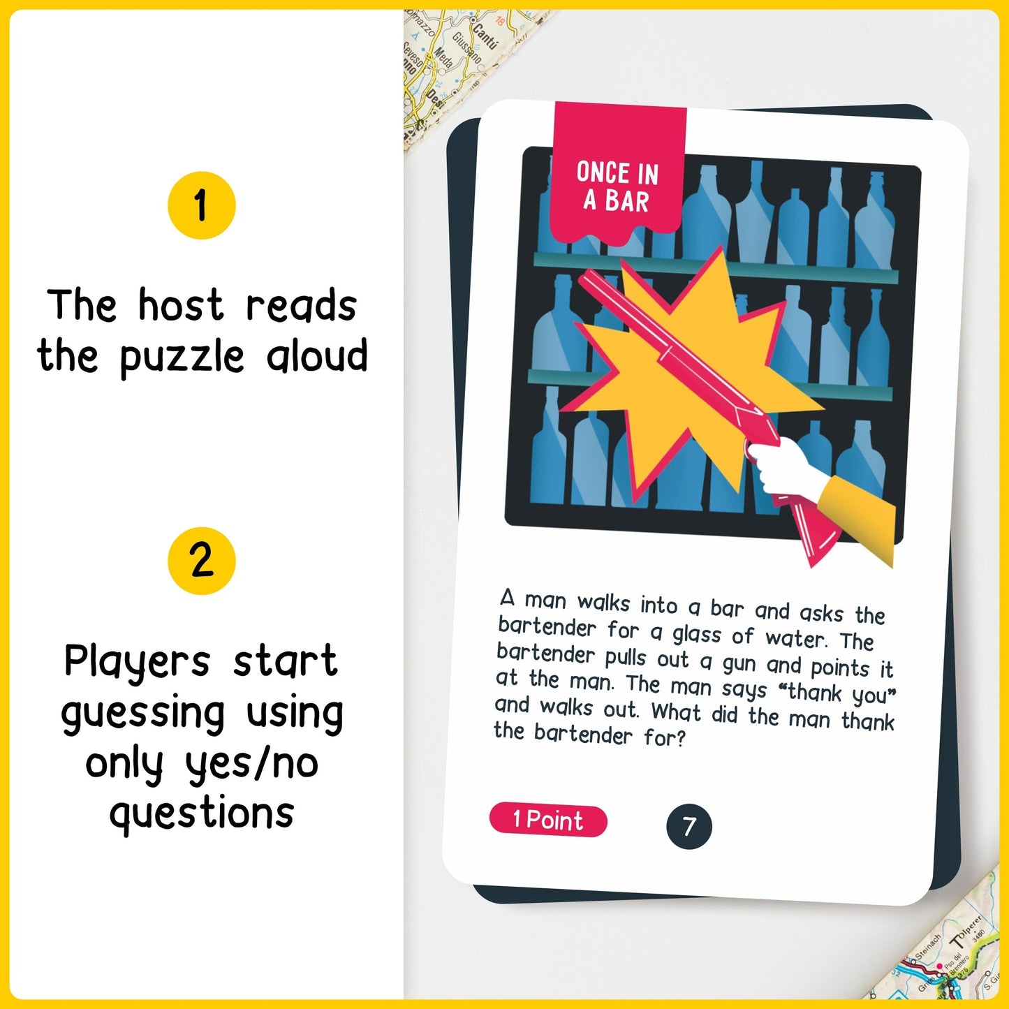 WELL BALANCED Road Trip Mysteries - Car Game for Adults & Teens, Road Trip Travel Essentials