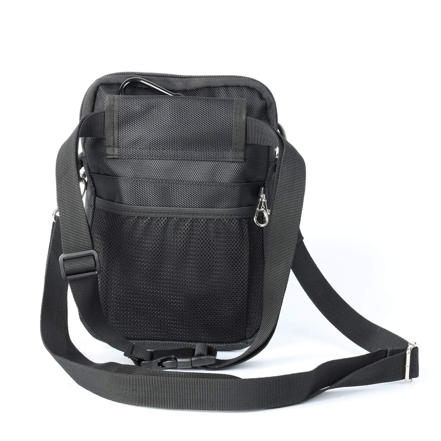 Nurse Organizer Belt 2 Sided -12 Pocket Waist bag Pouch Case for Medical Scissors Care Kit Tool (Black)