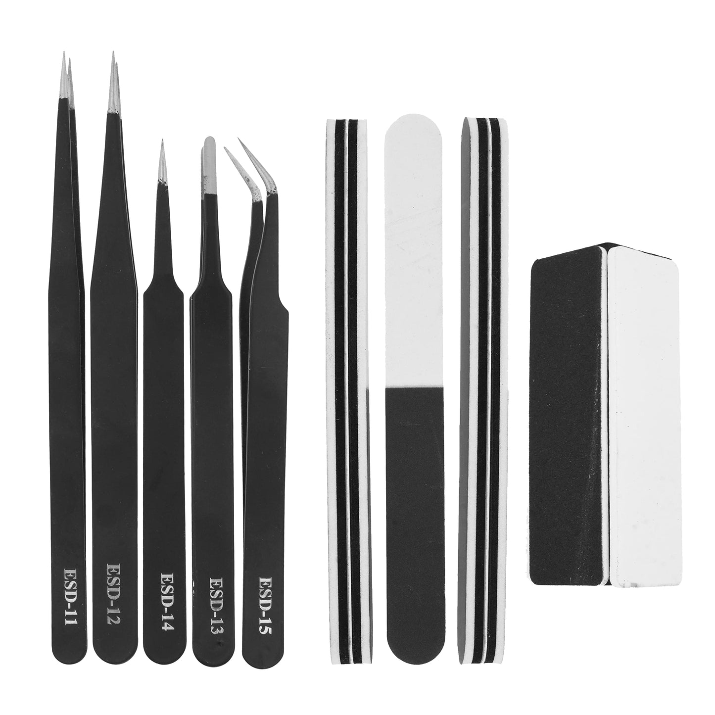 Mandala Crafts 33 PCS Plastic Model Tool Sets with Hobby Clippers, Tweezers, Drills, Grinder, Knife - Professional Basic Model Building Tools Set for Assembling Miniatures Mecha Cars