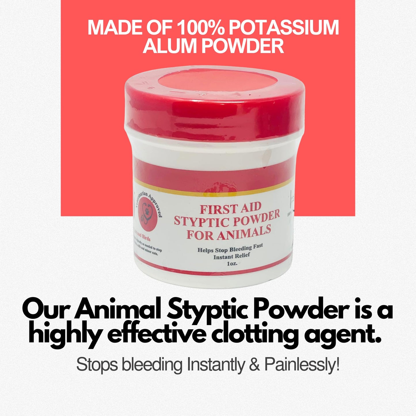 Pet Grooming & Care Kit with Styptic Powder – Dog & Cat Bath Brush, Finger Toothbrush Set, 1oz Pet Nail Stop Bleeding Powder – Complete At-Home Grooming Bundle (7, Multicolor)