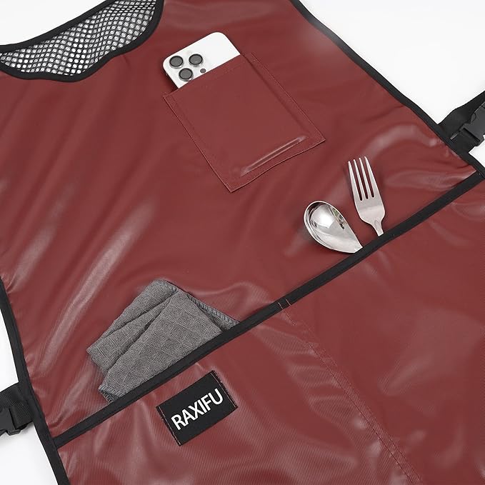 4 Pack Adult Bibs for Men and Women, Adult Bibs for Elderly,Towel bibs for Special Needs Adults