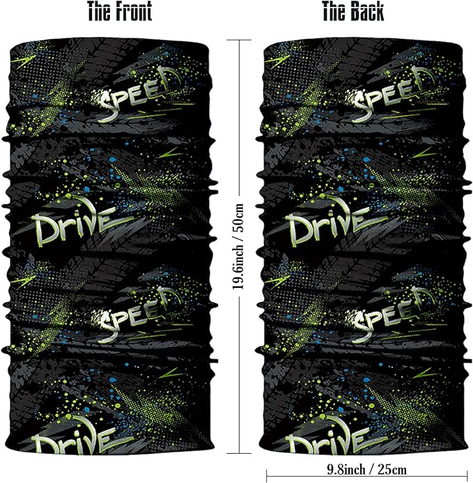 Obacle Neck Gaiter Face Mask Bandana for Dust Wind Sun Protection for Men Women