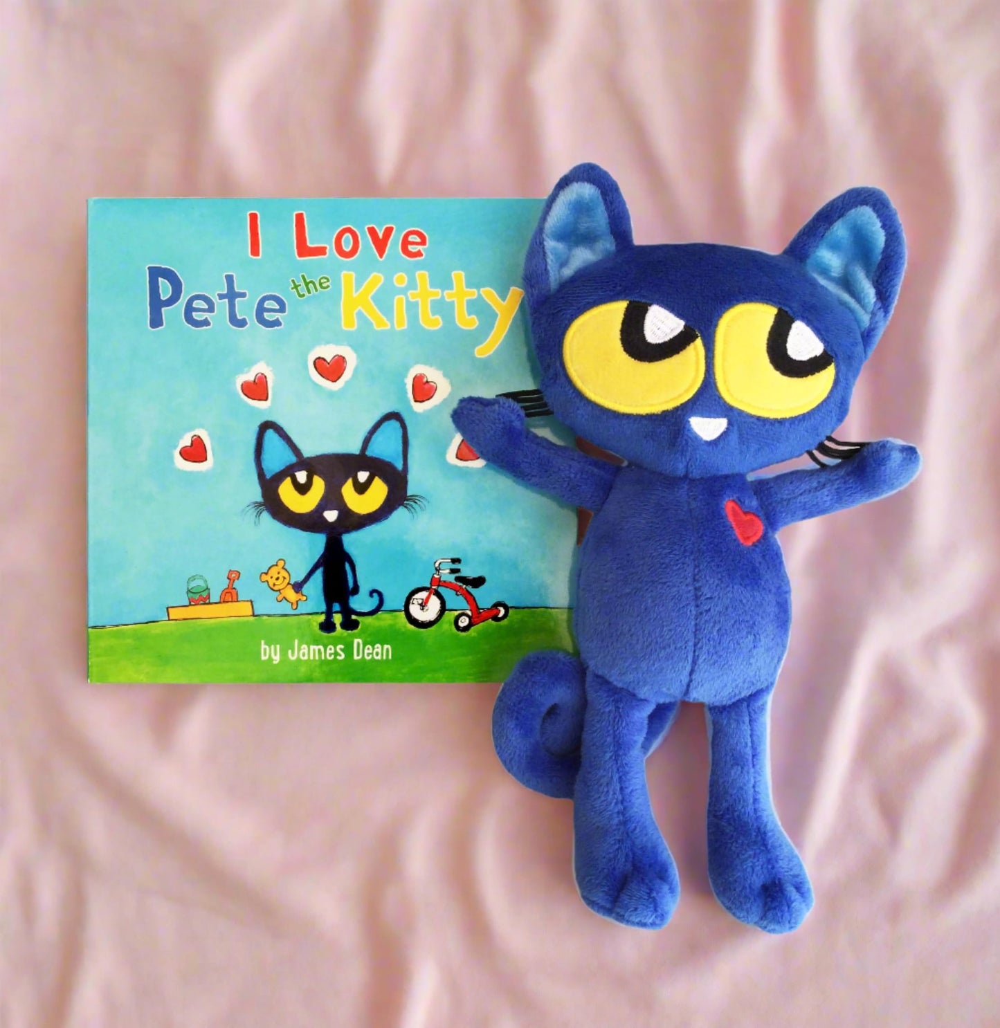MerryMakers Pete the Kitty Plush Doll, 8.5-Inch