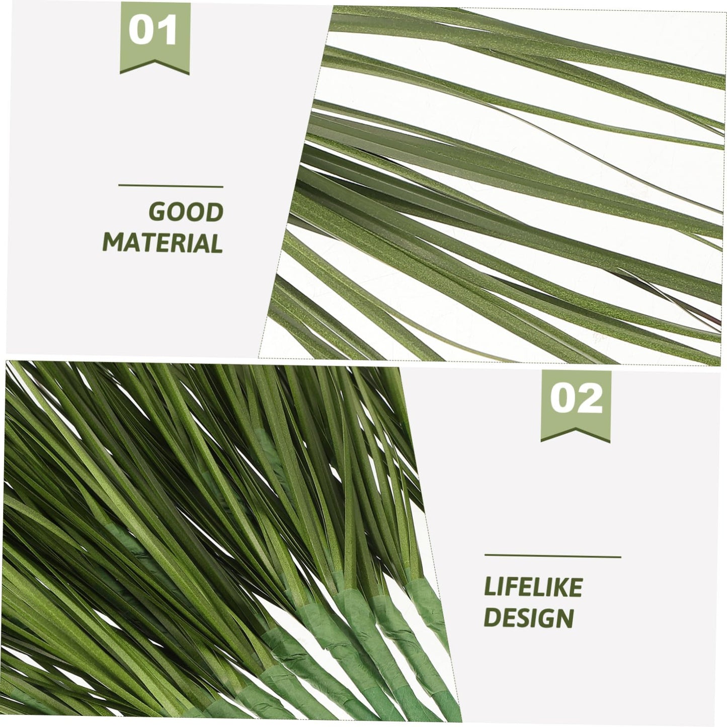 TOPPERFUN 12Pcs Artificial Grass, 11.79in Fake Grass Artificial Shrub Plants, Tall Plants Greenery Stems Weed for Room Indoor Home, Patio, Vase, Restaurant Decoration