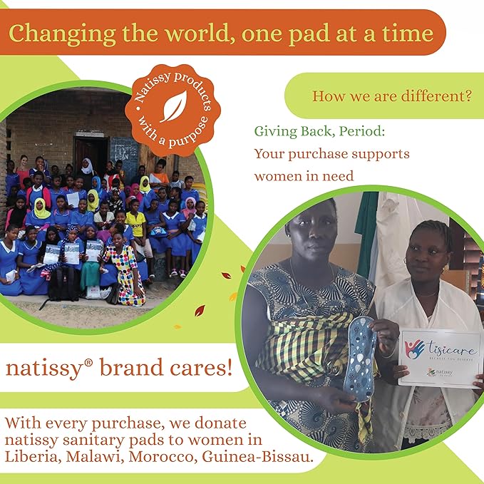 Non-Slip Organic Reusable Panty Liners for Women & Teens (Medium, 7-Pack); High-Temp Washable Cotton Cloth Liners; Stay Fresh & Dry, for Daily Vaginal Discharge Only; 100% Breathable (no PUL/TPU)